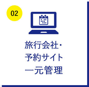 旅行会社・予約サイト一元管理